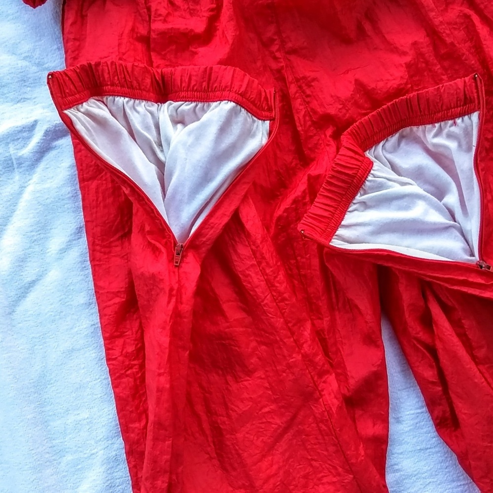 Sergio Tecchini 2 piece Orange Tracksuit - Picture 6 of 8